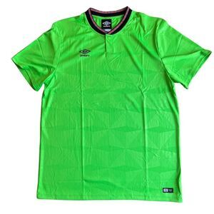 NEW Umbro Neon Green 1990 Men’s Belfast Soccer Jersey Size Large